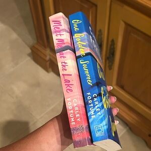 Set of 2 Carley Fortune Paperbacks — Pink & Blue Covers